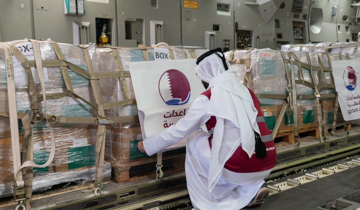 A Qatari Aircraft Carrying Aid For Gazas Palestinians Is Heading To Al-Arish